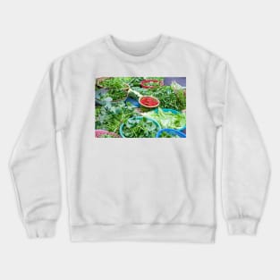 Vegetable market in Hoi An Crewneck Sweatshirt